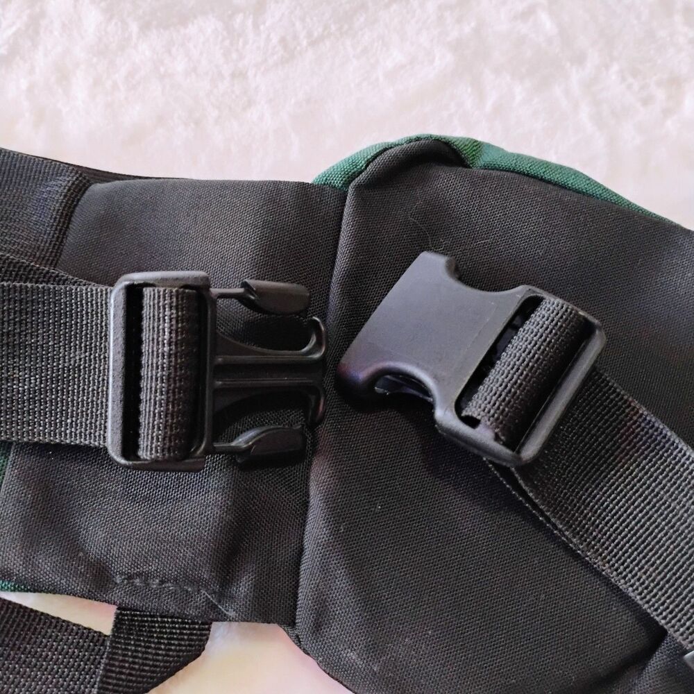 Vintage 90s JanSport Fanny Pack Water Bottle Holder USA Hip Bag Green Hiking EUC - Picture 16 of 16
